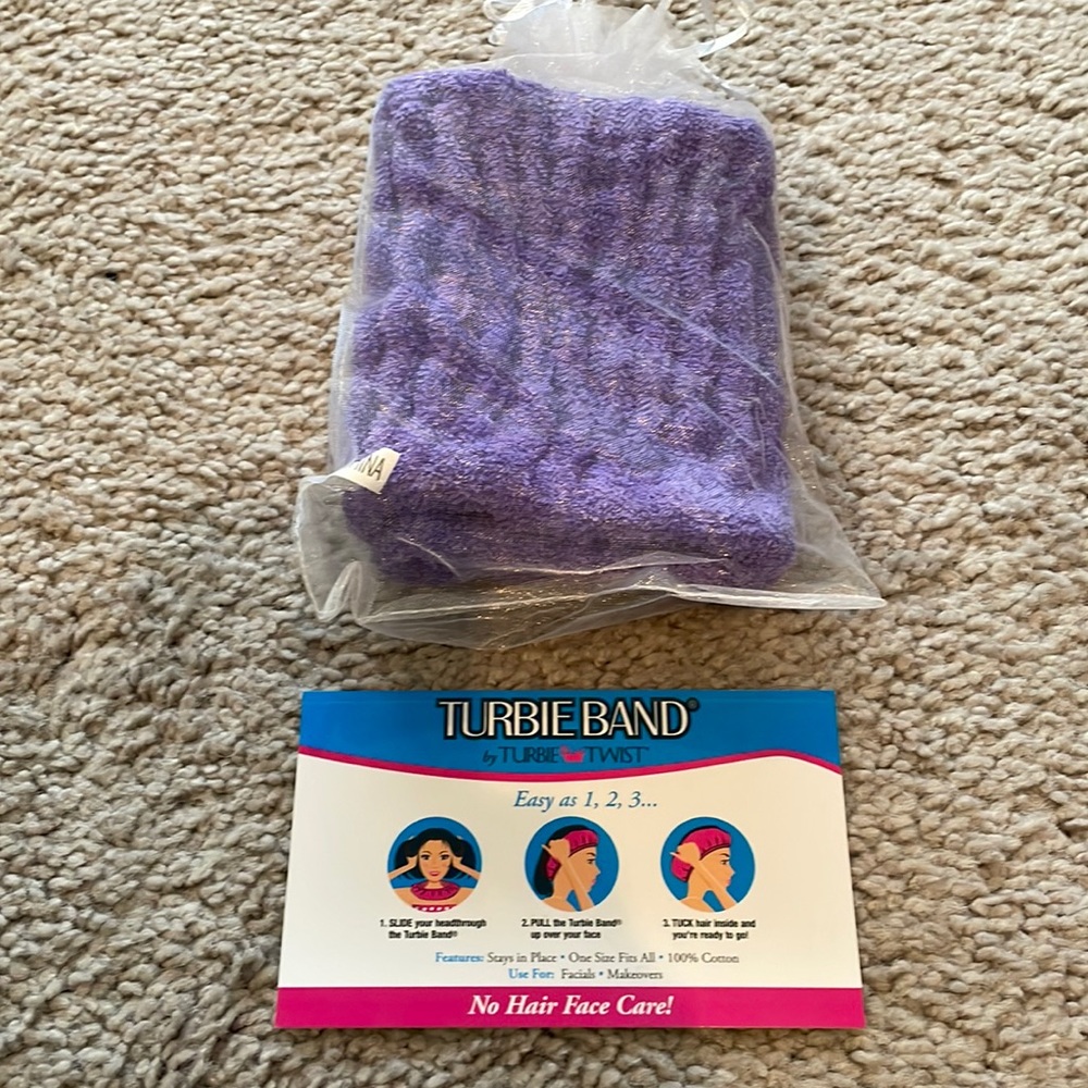 New Turbie Band by Turbie Twist. Purple